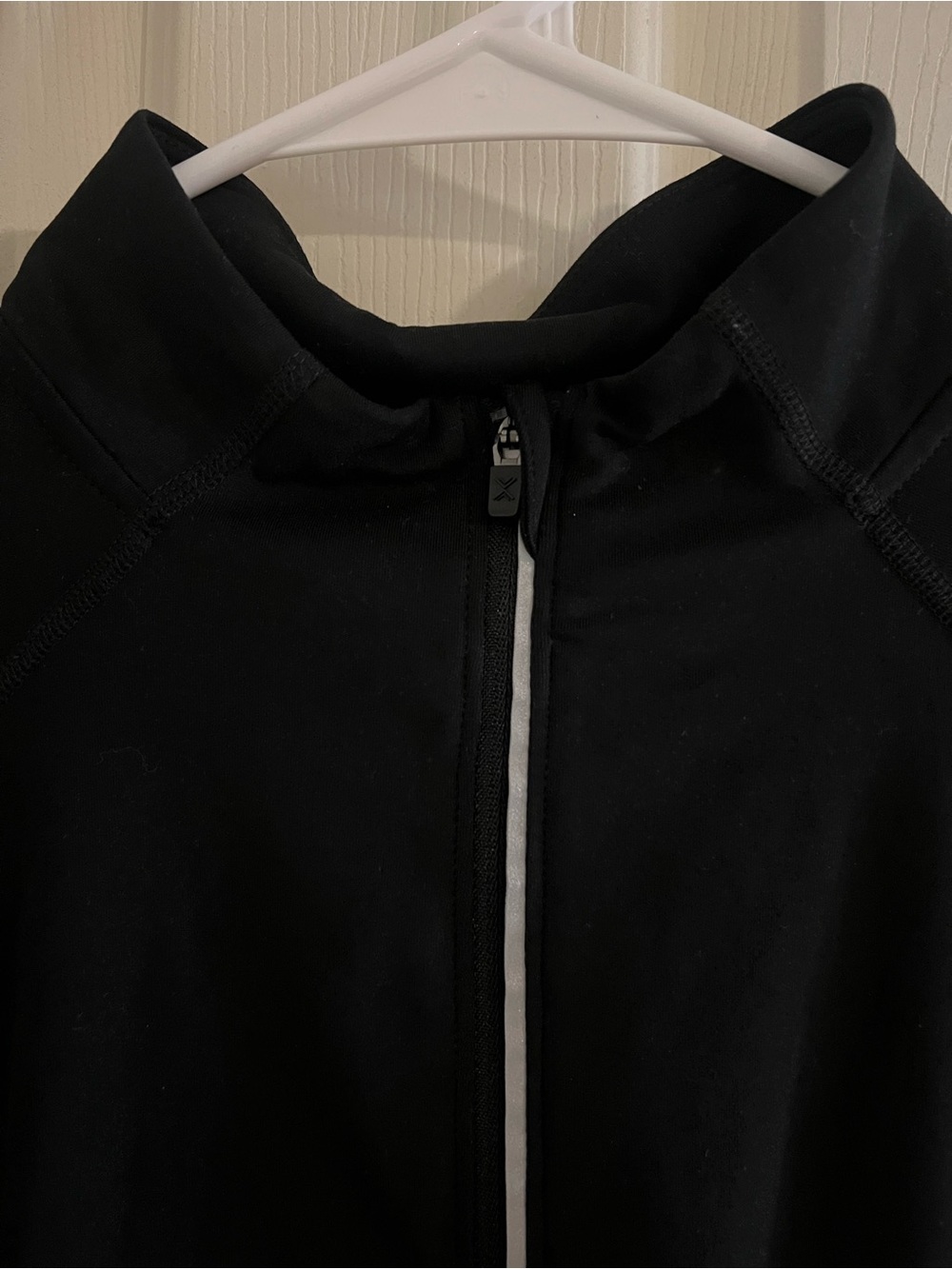 Women's Large Black Xersion Zip top Jacket